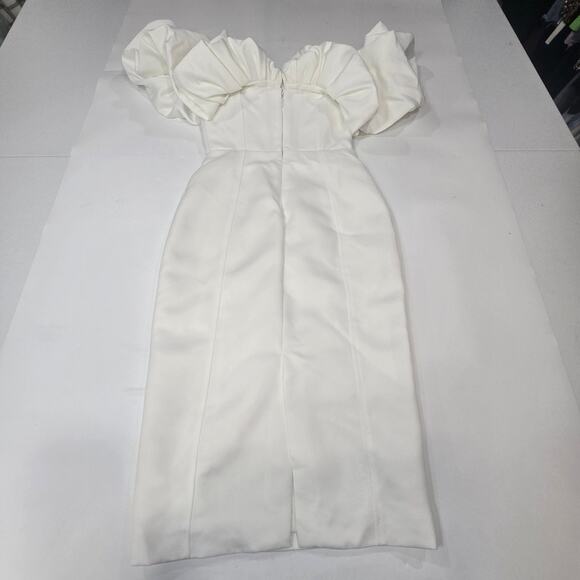 Line & Dot Samara Dress in Off White Medium - Picture 14 of 15